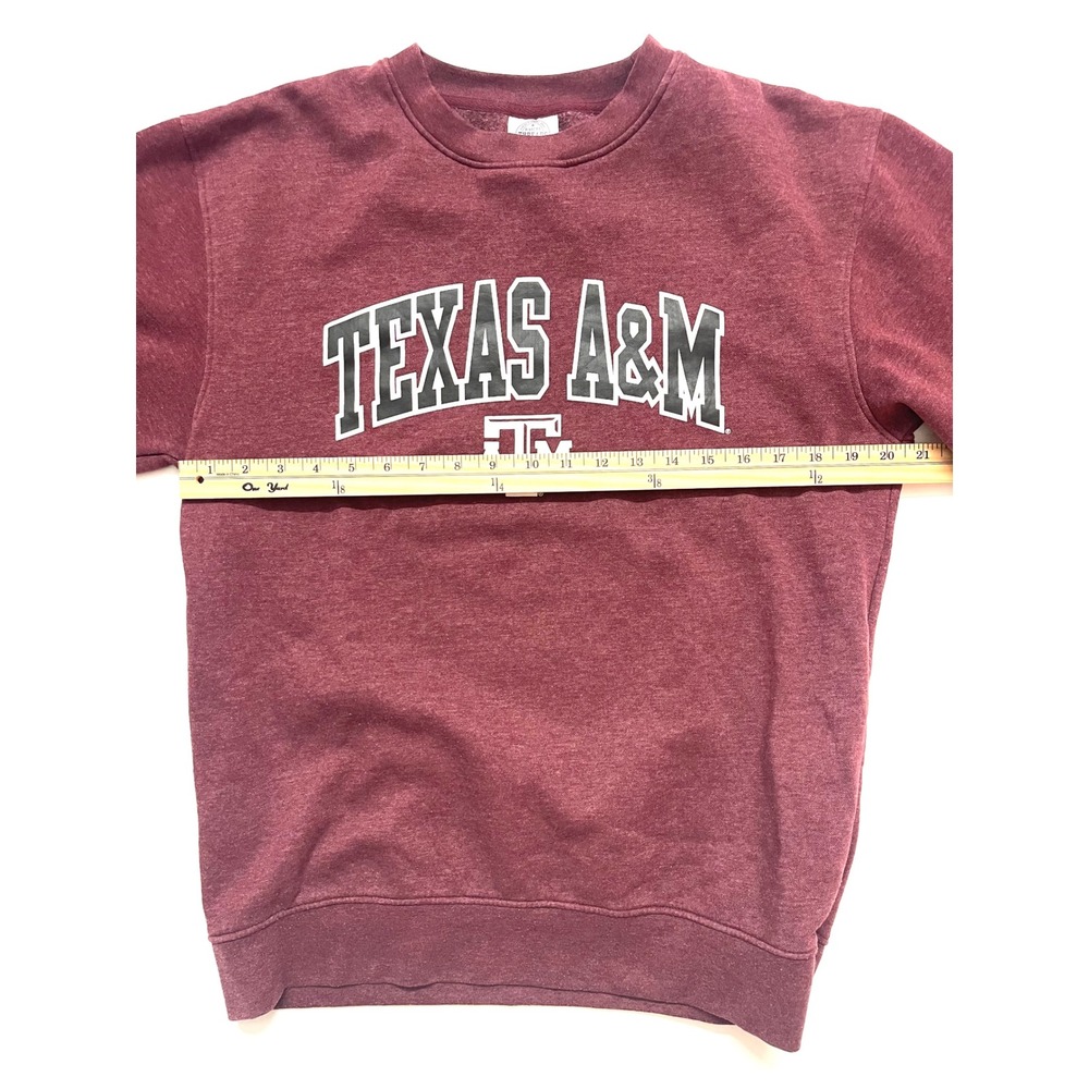 Rivalry Threads Texas A&M University Aggies Maroon Sweatshirt Mens Medium - Picture 4 of 7